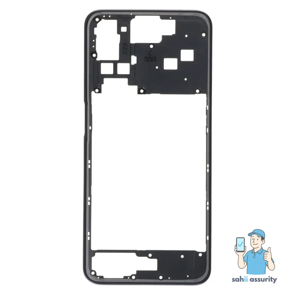 Middle Frame Ring Only for Oppo A52 Black thumbnail